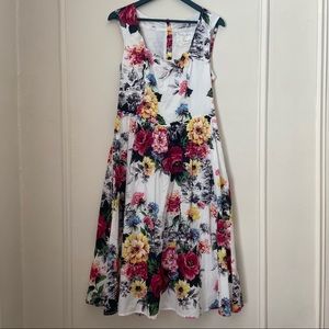 Anthropologie Amelia Floral Midi Dress 12